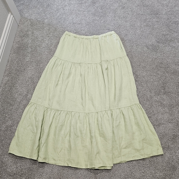 Loft Beach Linen Maxi Skirt. Size Medium. - Picture 9 of 11
